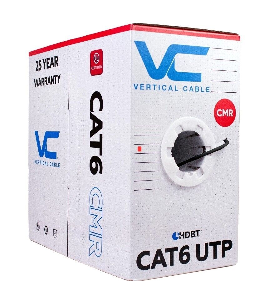 1000 ft cat 6e ethernet cable CMR UTP Vertical Cable