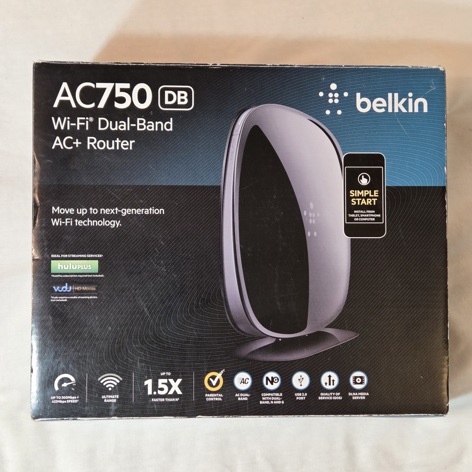 Belkin AC750 Dual Band Wifi AC + Router