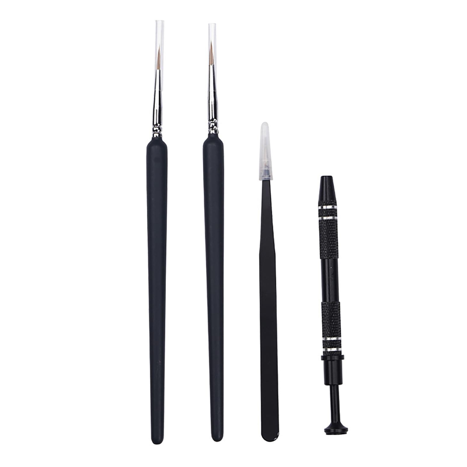 4Pcs Shaft Switch Lube Brush Clamp Tweezers Tool for Cherry Kailh MX Keyboard b