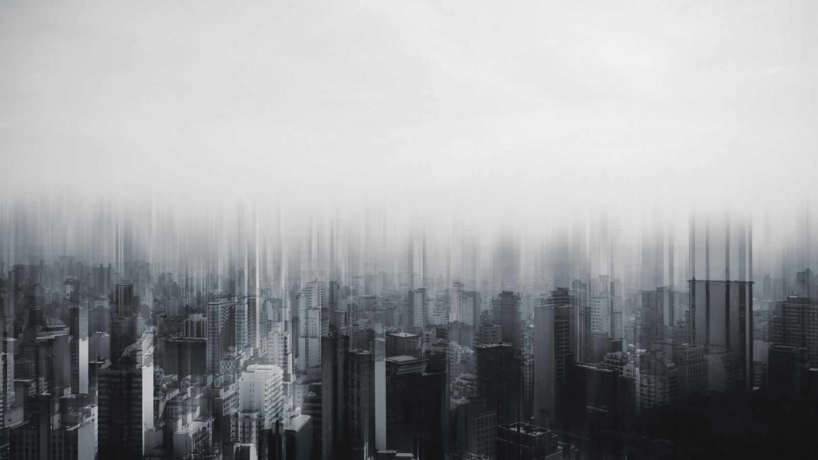 Landscape city building architecture timelapse cityscape Custom Gaming Mat Desk