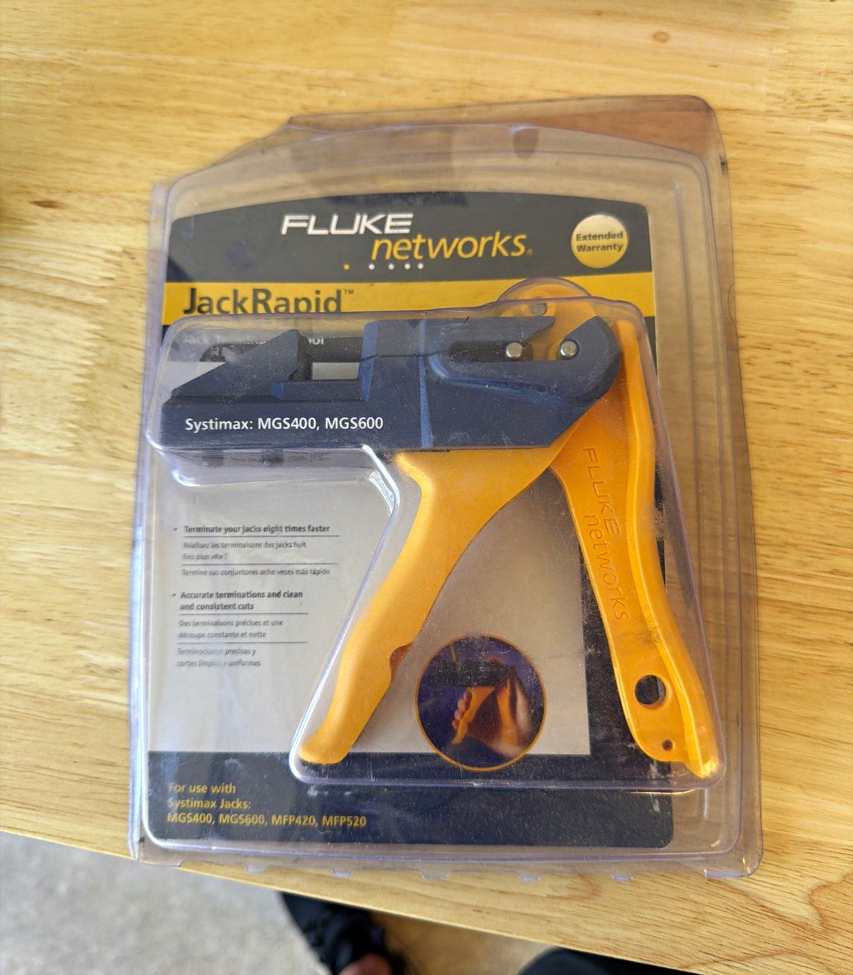 Fluke Networks JackRapid Termination Tool for Systimax MGS400 MGS600 JR-SYS-2
