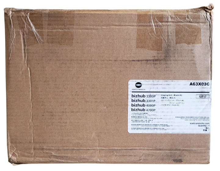 Konica Minolta A63X03C IUP17 Black Imaging Unit New Sealed With Open Box