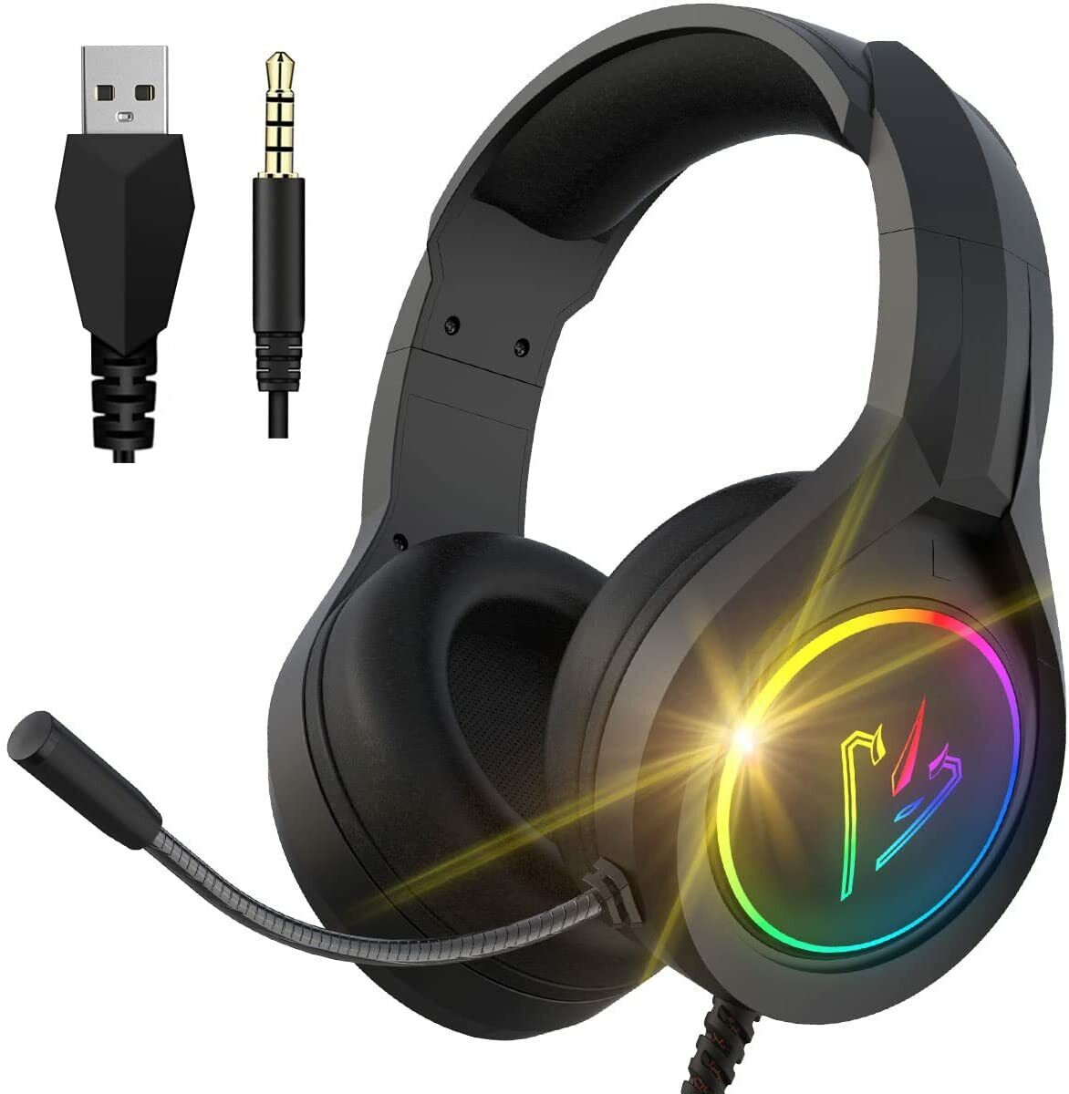 Gaming Headsets, Gaming Headphones with Microphone, (Black -G10)