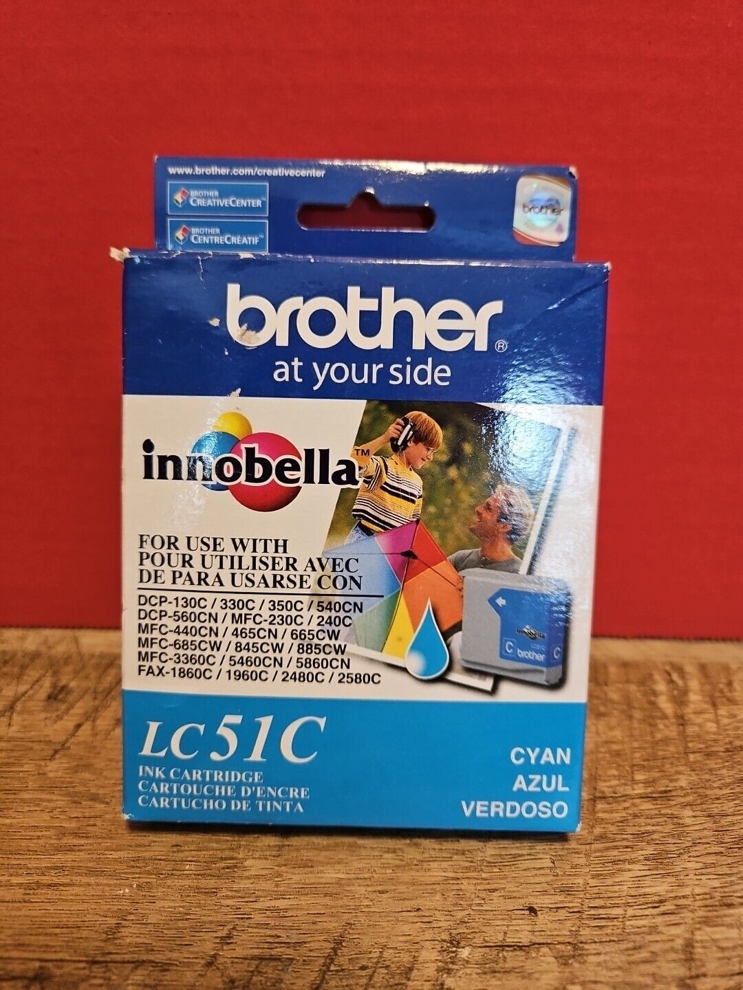 Brother Ink Cartridge LC51C, Cyan. Use Before Date: 09/2104
