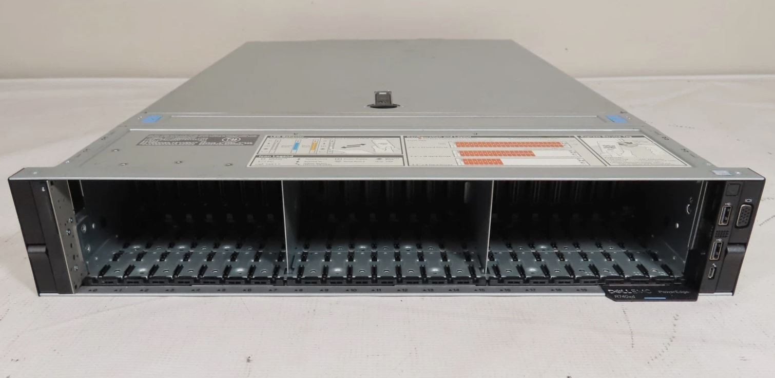 Dell PowerEdge R740xd 24SFF 2x Gold 6132 2.6GHz / 256gb / H730p / 2x 1100w