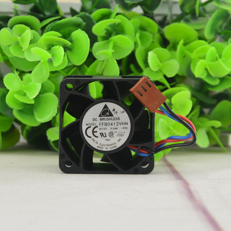 1pc Delta FFB0412VHN 4028 4cm 12v 0.24a 3-wire  Cooling Fan
