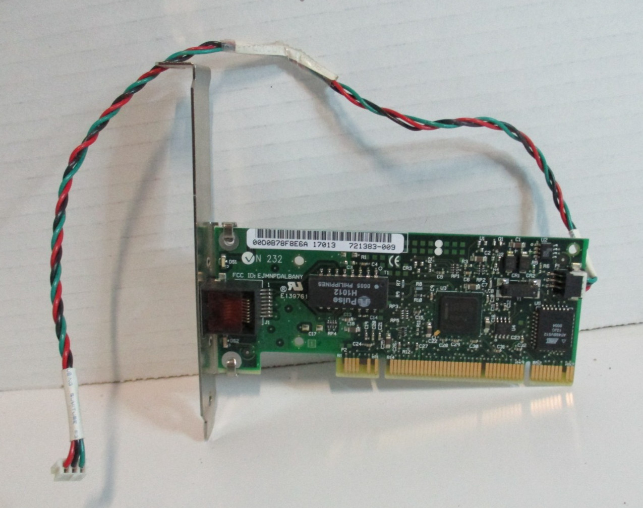 Intel 721383-009 10/100 PCI Computer LAN Adapter DSL Network Card 721502/03-005