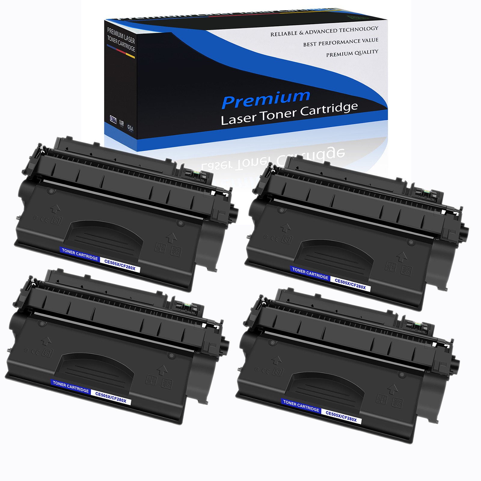 4PK CRG120 Toner Compatible with Canon 120 ImageClass D1120 D1150 D1170 MF6780DW