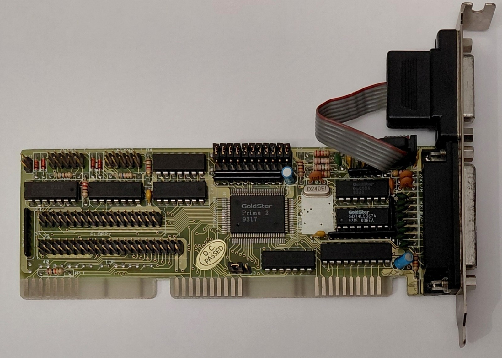 Kentech IDE-PLUS V3L Multi-I/O IDE Floppy ISA Controller (Prime 2, Retro, 1993)
