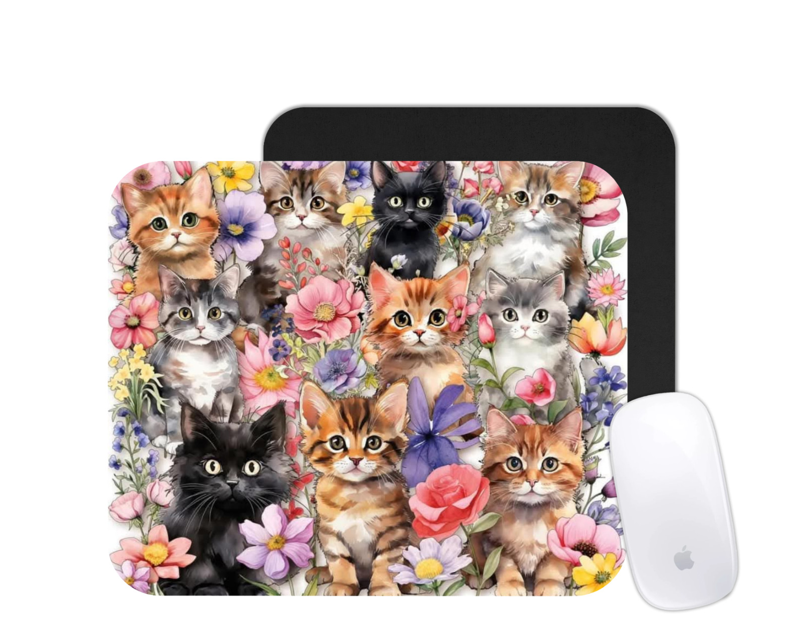 Cute Kitten Mouse Pad – Adorable Cat Desk Accessory for Home or Office