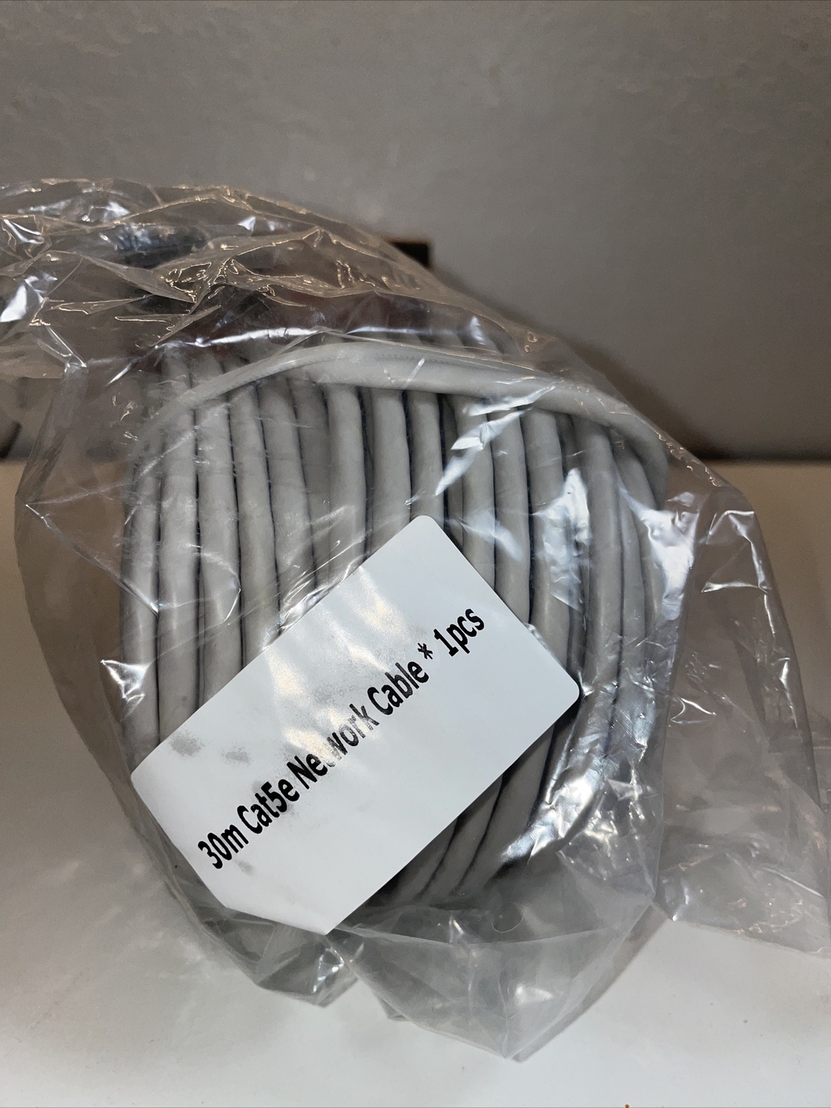 Lorex CAT5E Network Cable GRAY 100ft (30m) New Sealed Non-UL Extension Cable