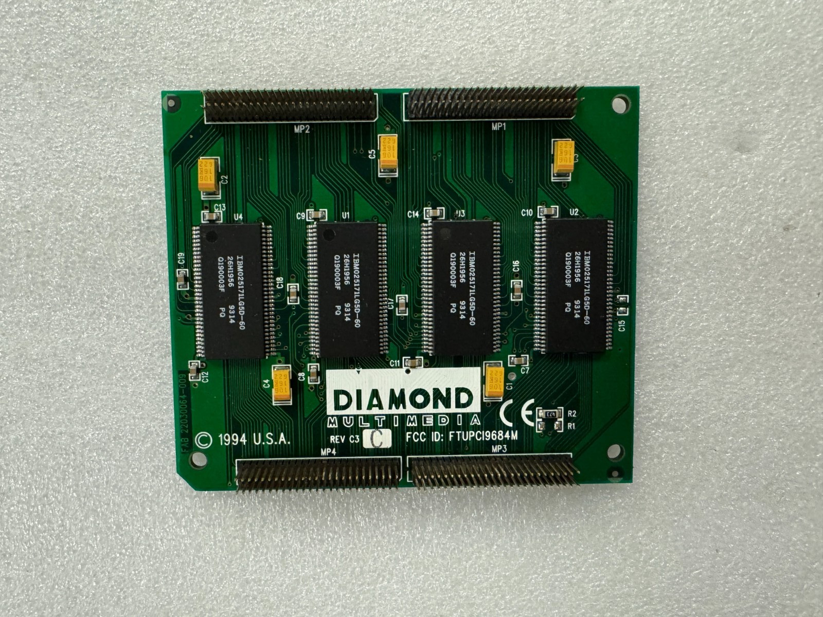 Vintage DIAMOND ST 64 VIDEO VRAM MEMMODC3 Upgrade CARD 23030064-009