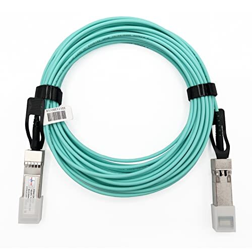 ® - 20m/65.6ft Fiber Optic Cable OM3 SFP+ to SFP+ AOC 10Gbps, Compatible with...