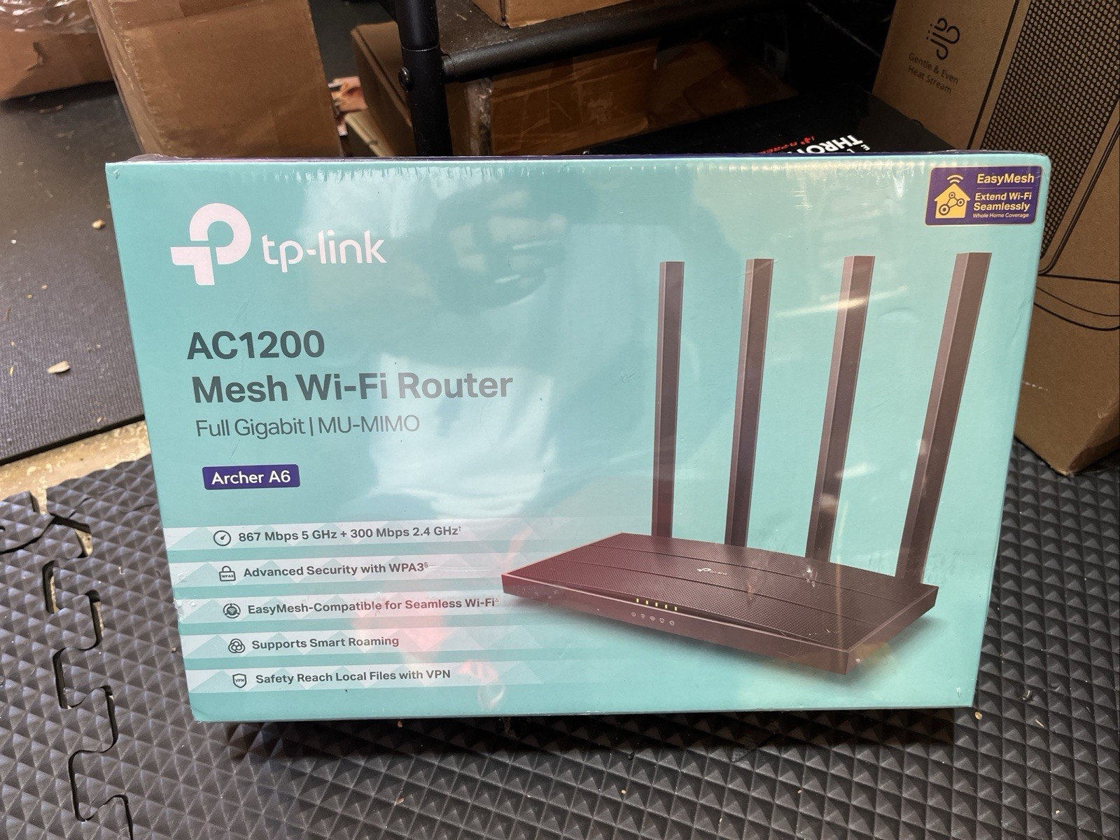 TP-Link AC1200 Full Gigabit WiFi Router (Archer A6) - Dual Band MU-MIMO