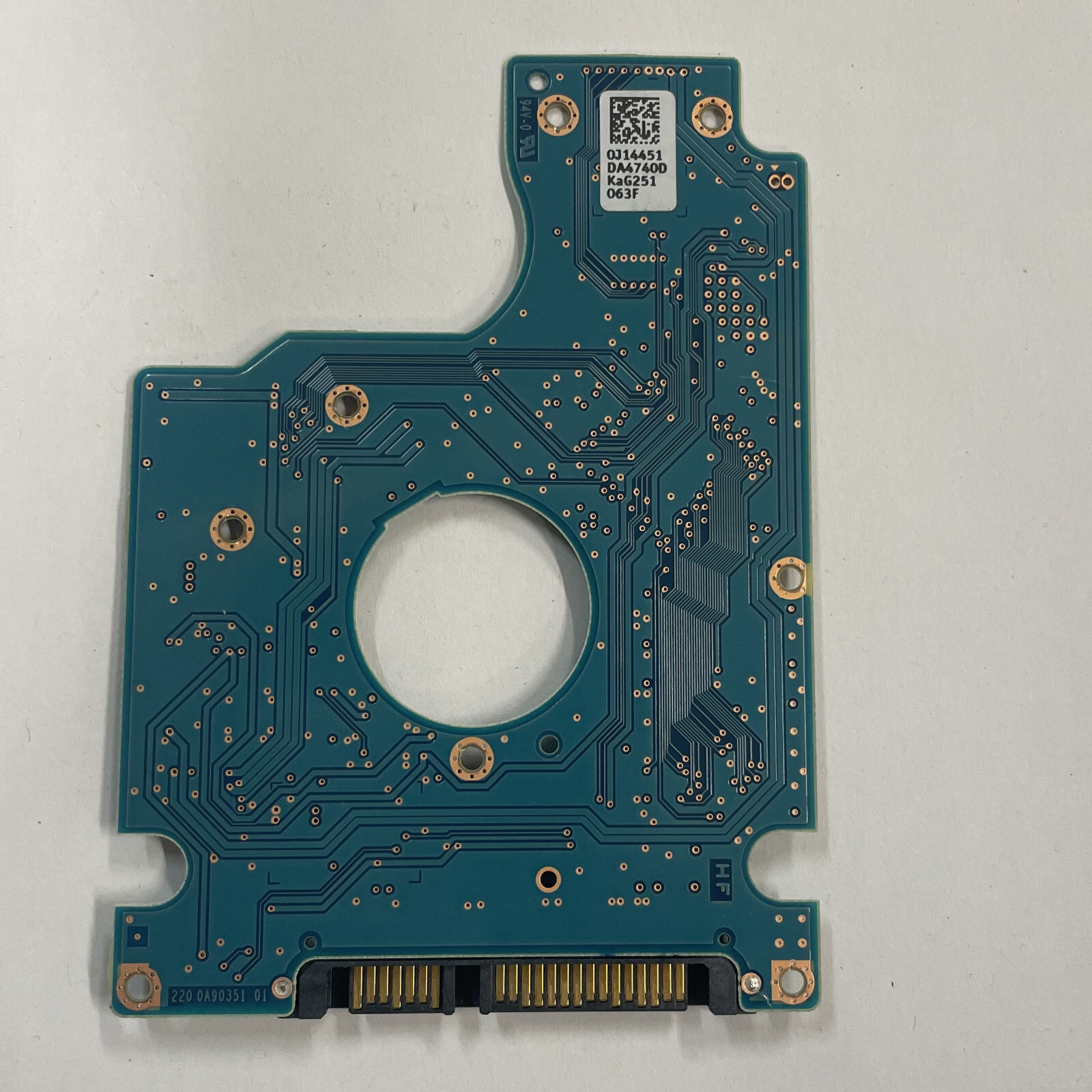 Hitachi 5K1000-1000 2.5" SATA HDD PCB 0J34283 HTS541010A9E680 220 0A90351 01