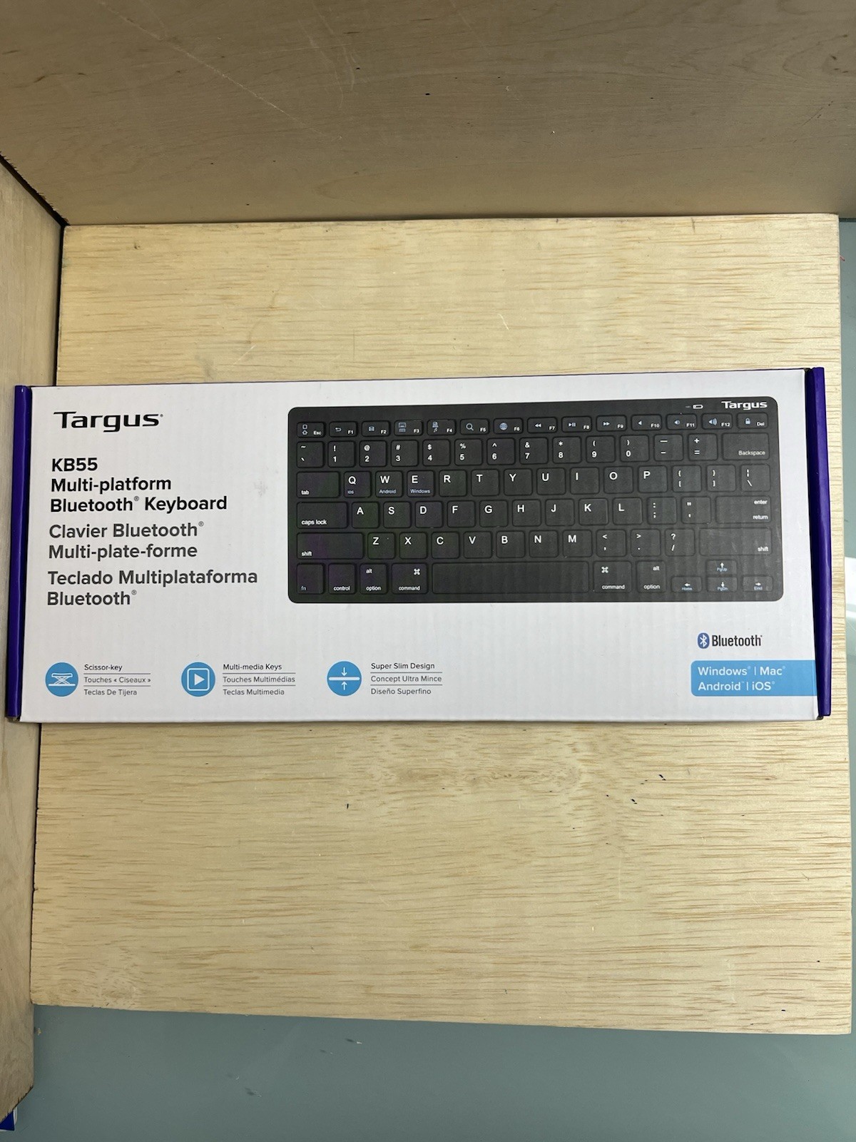 Targus KB55 Multi-Platform Bluetooth Keyboard New in Box 