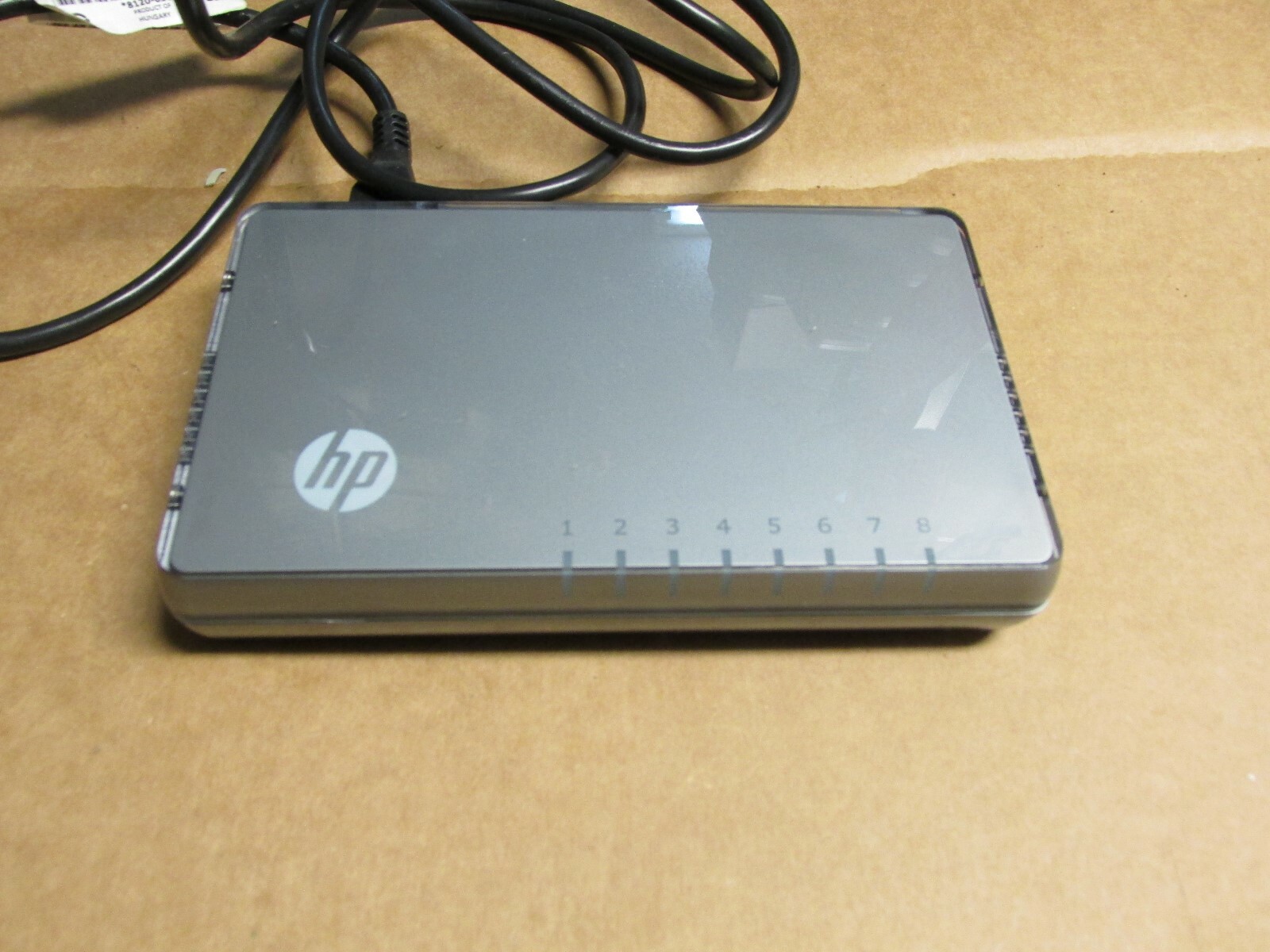 HP/3COM 3CFSU08/ V1405-8, 8 PORT ETHERNET SWITCH POWER CORD INCLUDED