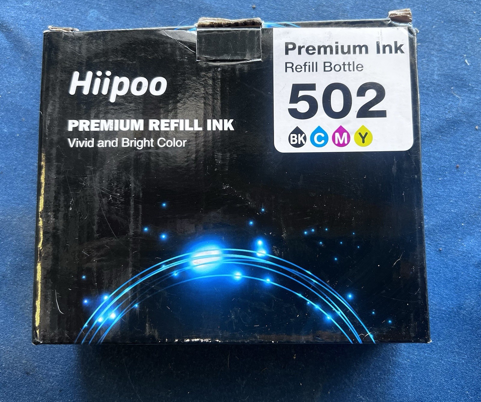 Hiipoo 502 Refill Ink Bottles Replacement CMYK BRAND NEW SEALED