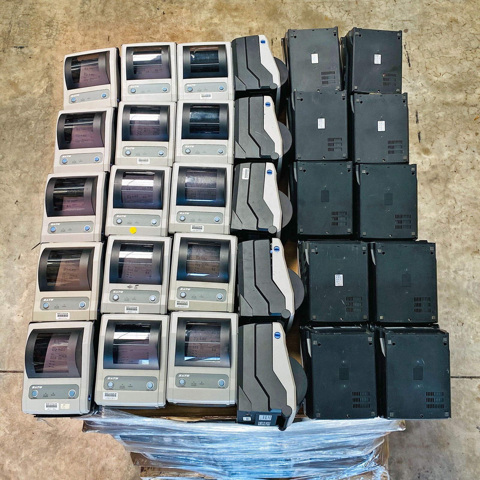 Lot of 100 - SATO CG412DT-LAN Direct Thermal 4x6 Network Label Printer 300dpi