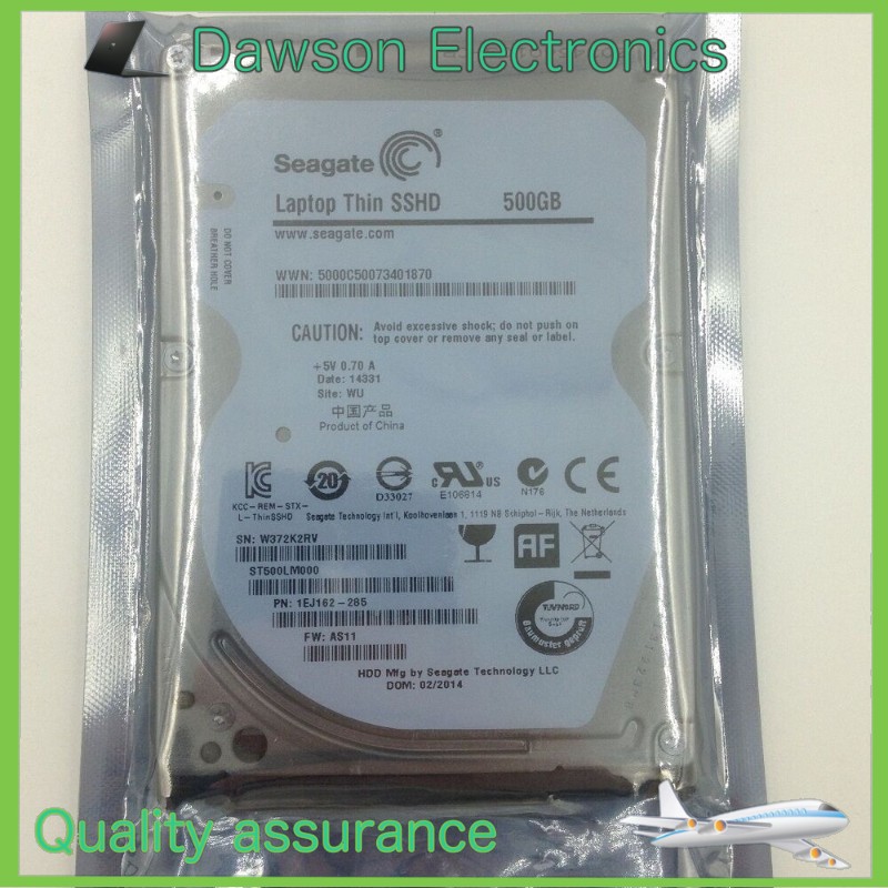 For Seagate ST500LM000 2.5'' SSHD Gen3 SSD Hybrid 500GB Hard Drive 7mm SATA