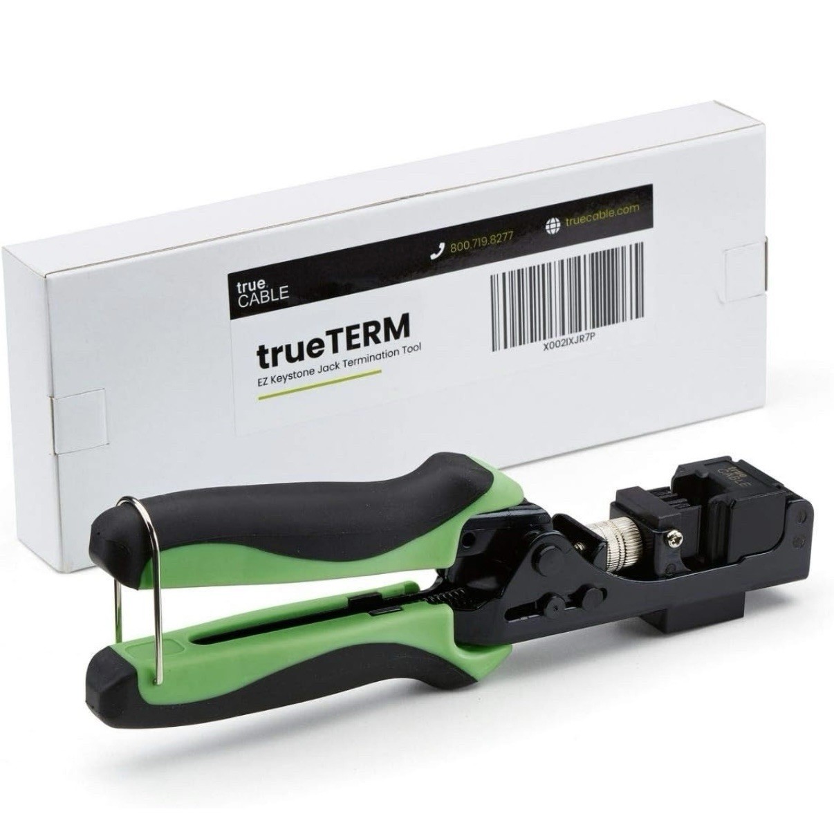 New - RJ45 Keystone Jack Crimping Punch Down Tool 90° EZ Cat5e Cat6 Cat6A