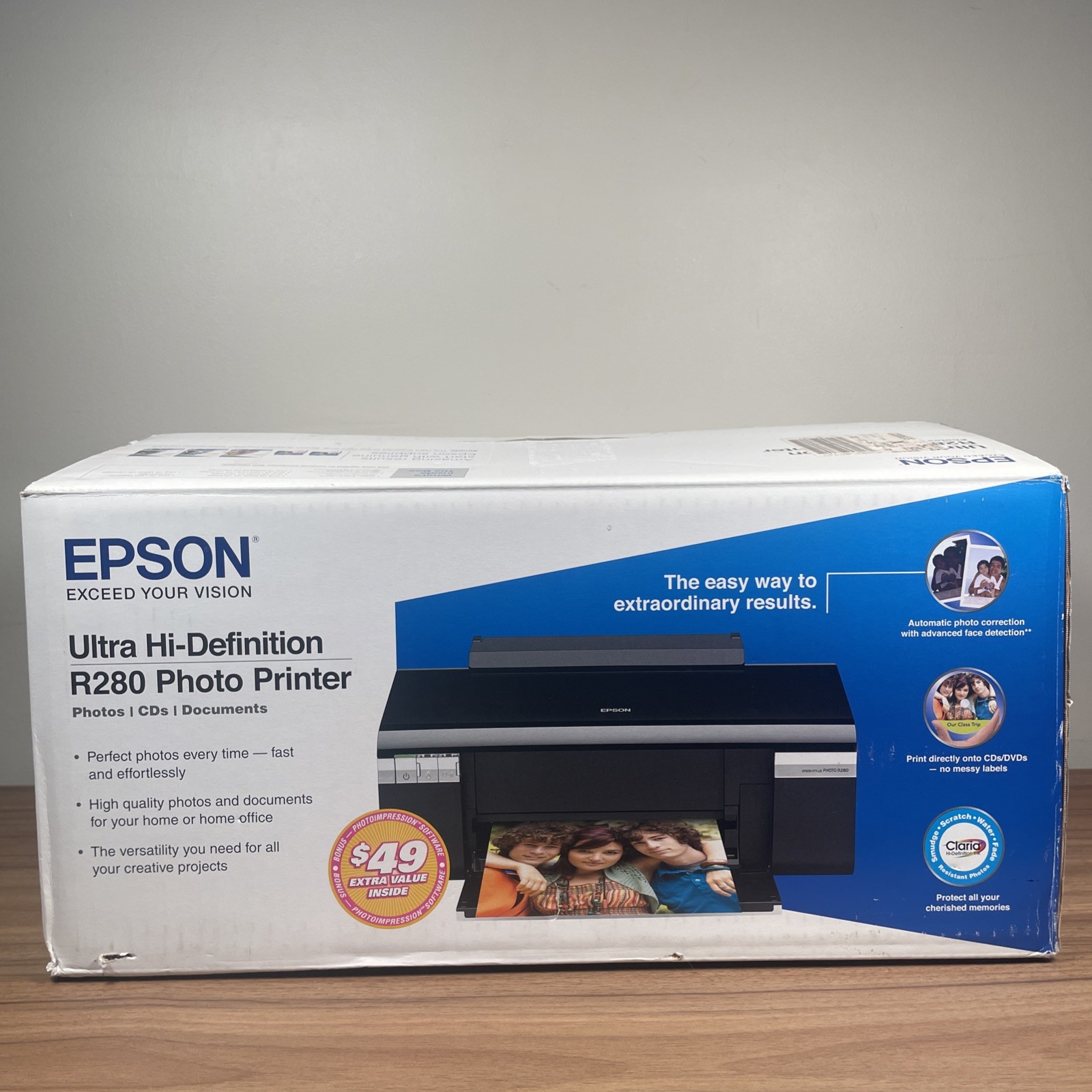 Epson Ultra Hi Definition R280 Photo Color Inkjet Printer