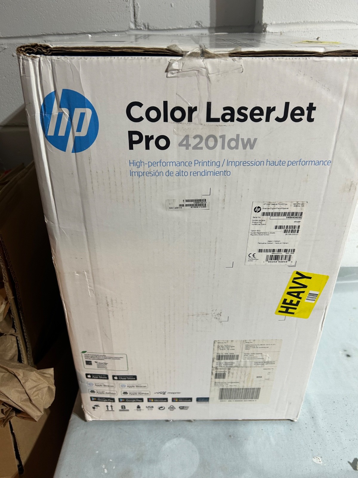 REDUCED PRICE **NEW SEALED**  HP Color Laserjet PRO 4201dw printer