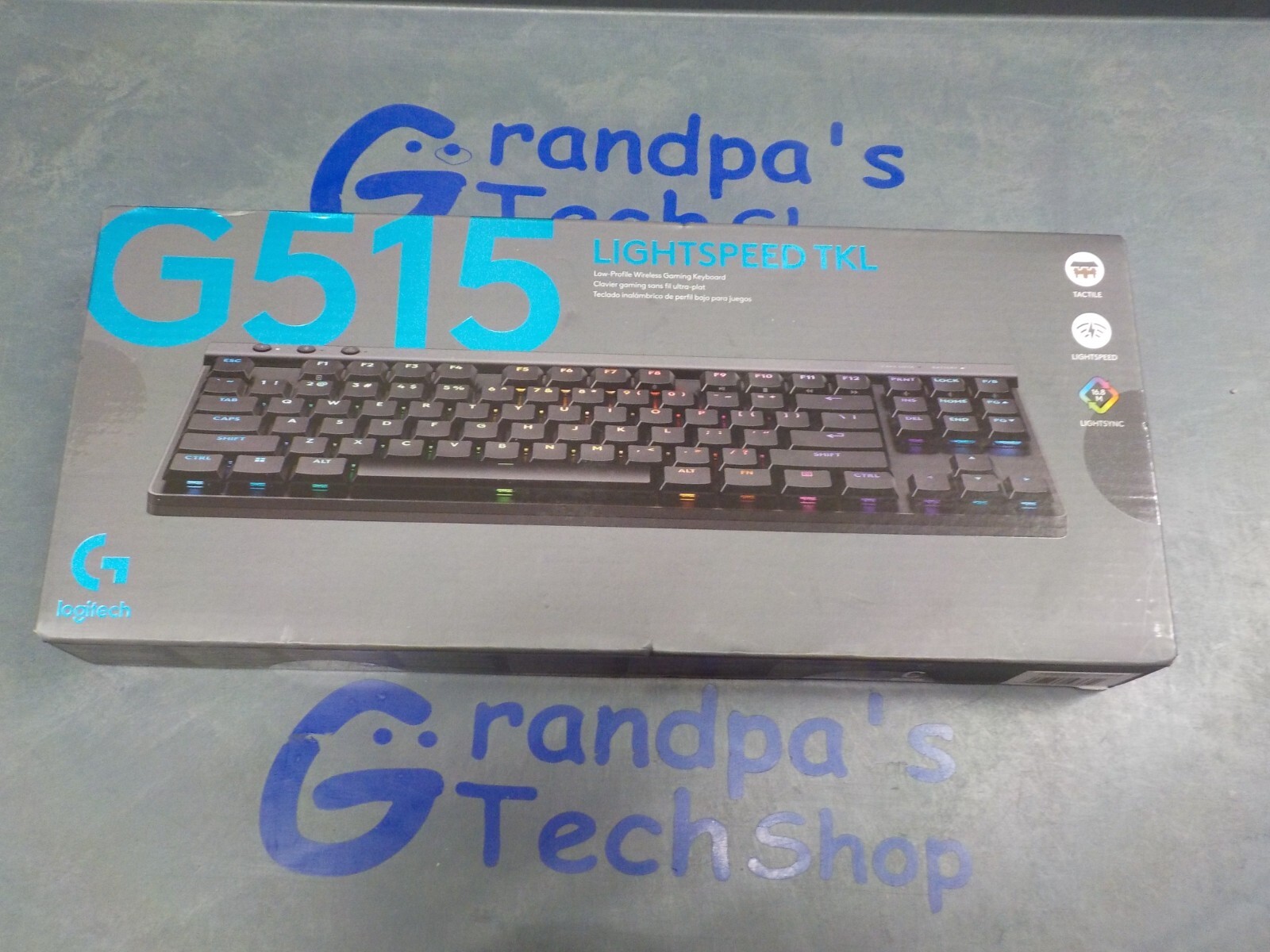 New Logitech G515 Lightspeed TKL Low Profile Wireless Gaming Keyboard,(TACTILE)