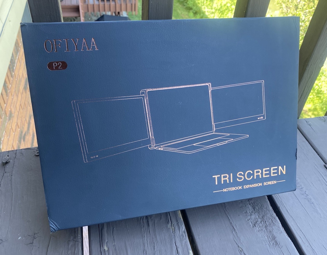 OFIYAA Tri Screen Notebook Expansion Screen
