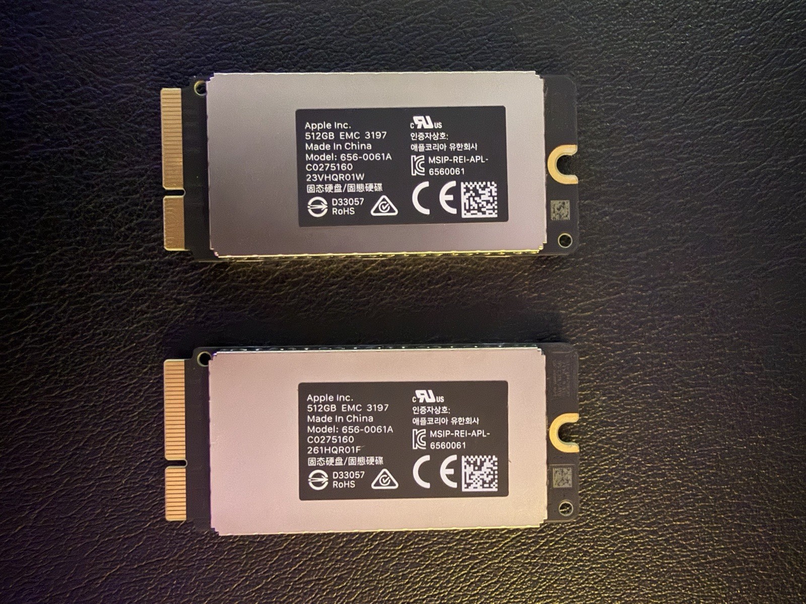 Apple  1TB  2x512GB SSD Kit 2017 Apple iMac Pro 656-061A EMC 3197
