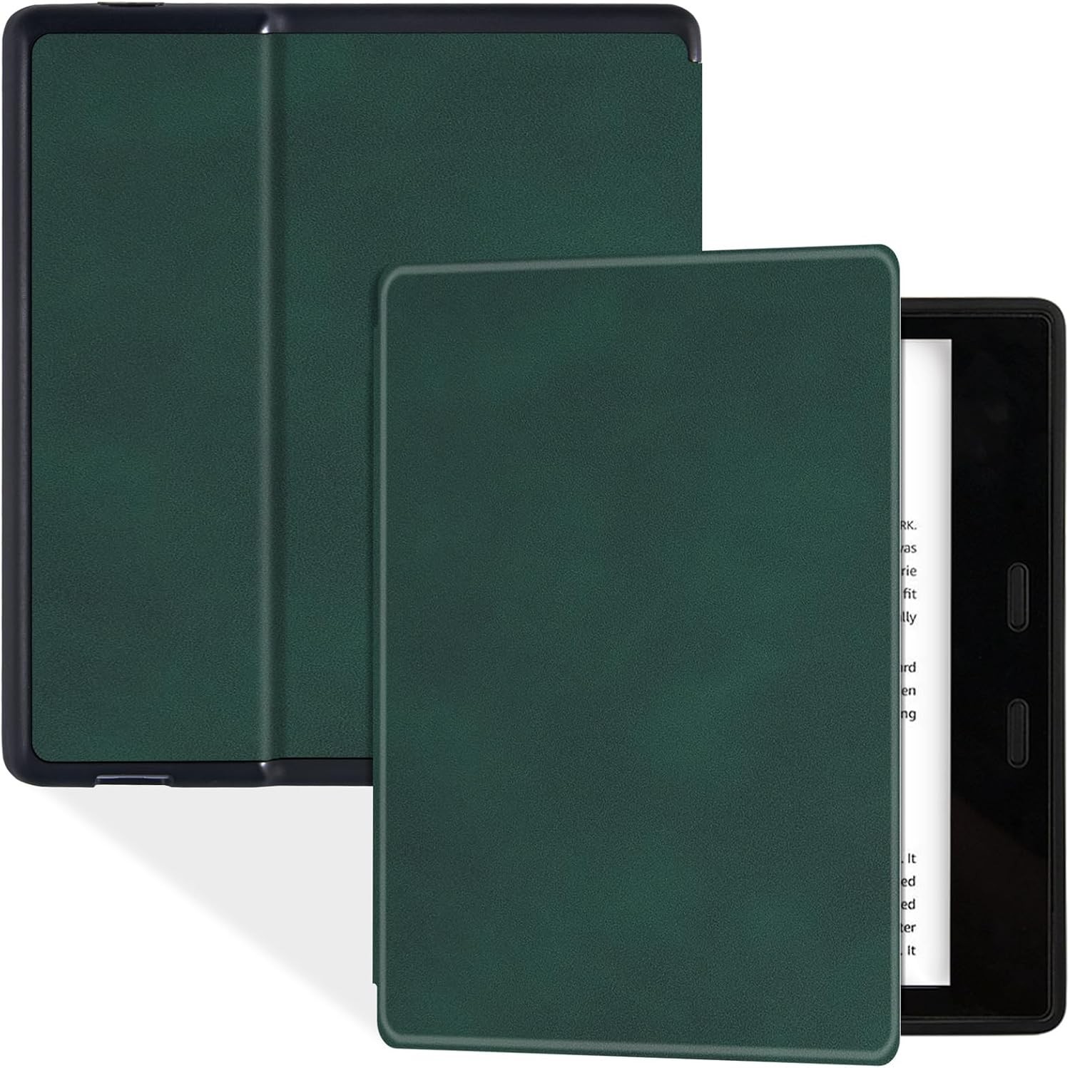 Kindle Oasis 7" Case with Auto Sleep/Wake | Slim PU Leather Cover (Pine Green)