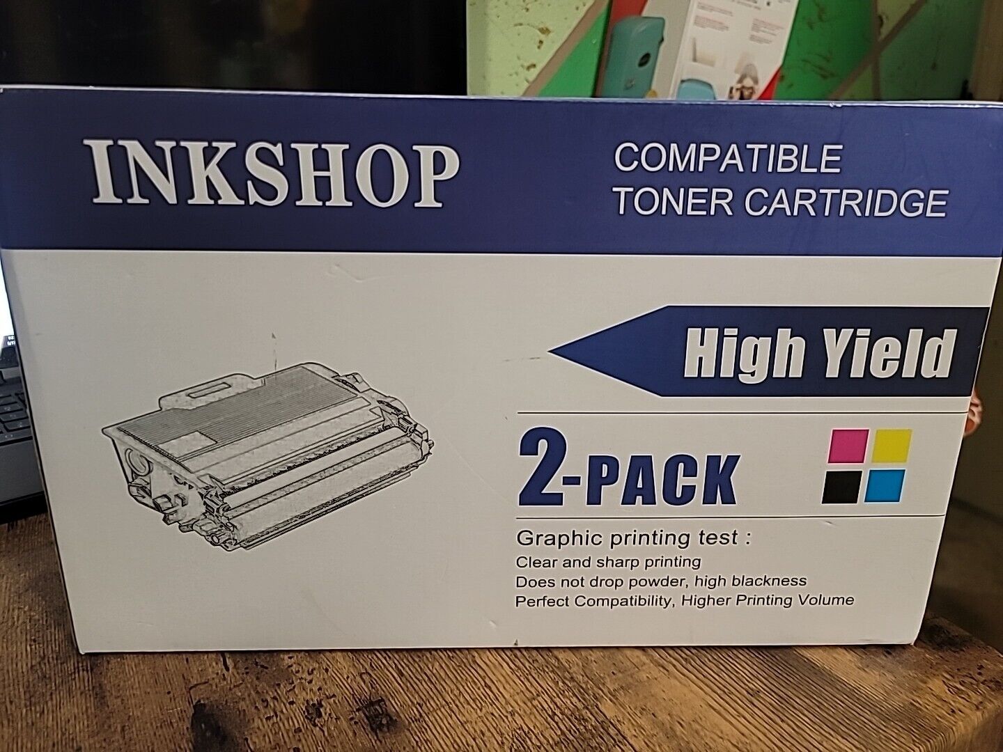 Inkshop TN850 High Yield Toner, Brother Compatible 2 Pack