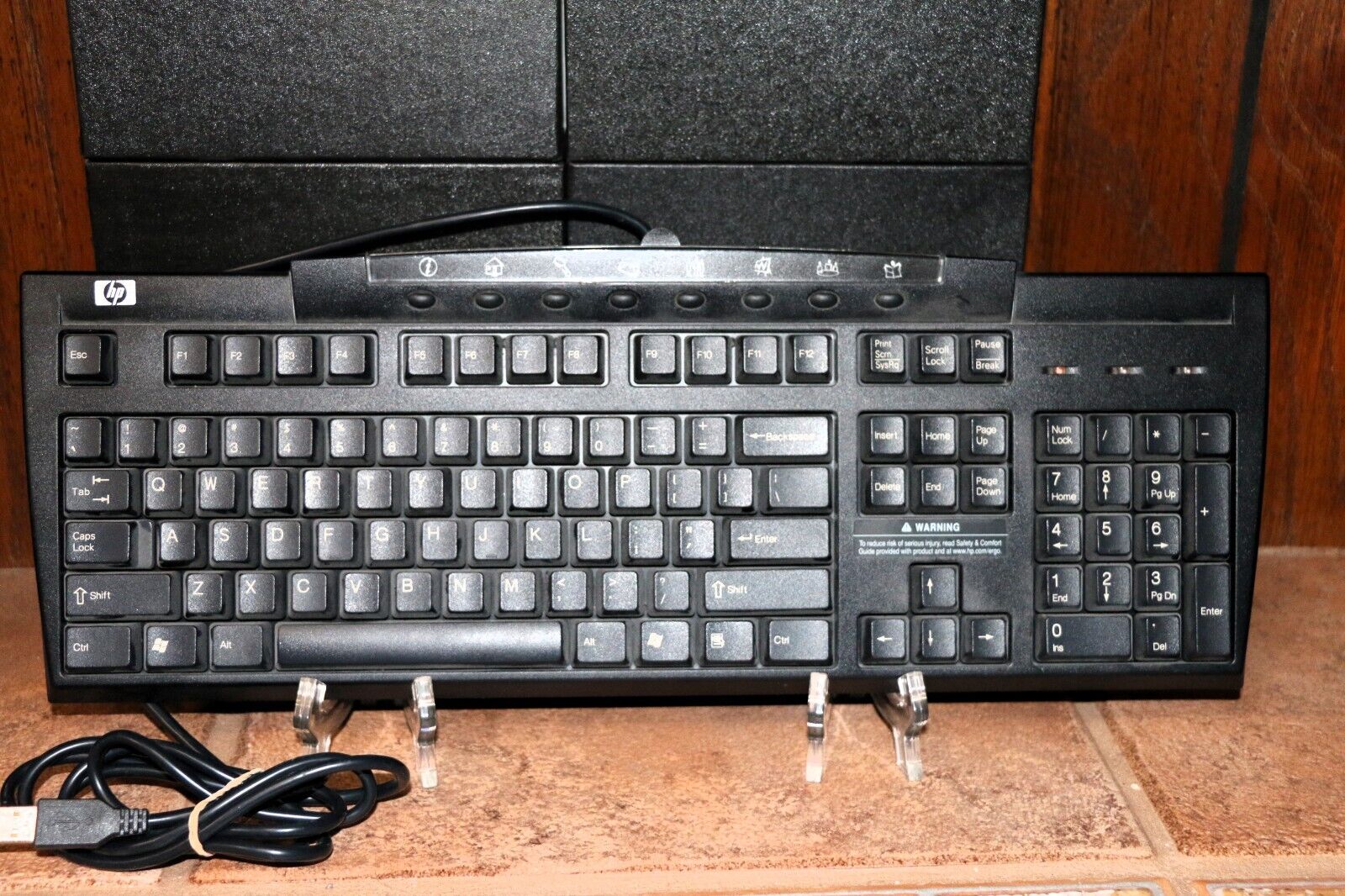 Hewlett Packard HP Wired USB Multimedia Ku-9963 Keyboard