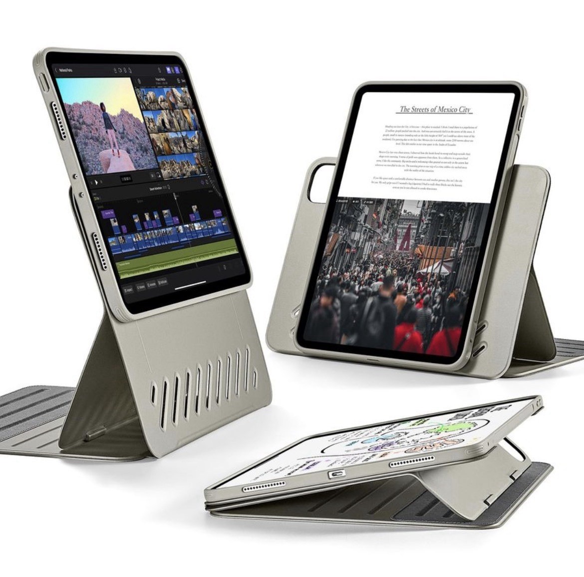ESR Magnetic Case Shift Series Apple IPAD Pro 11  (4th/3rd/2nd/1st Gen) TITANIUM