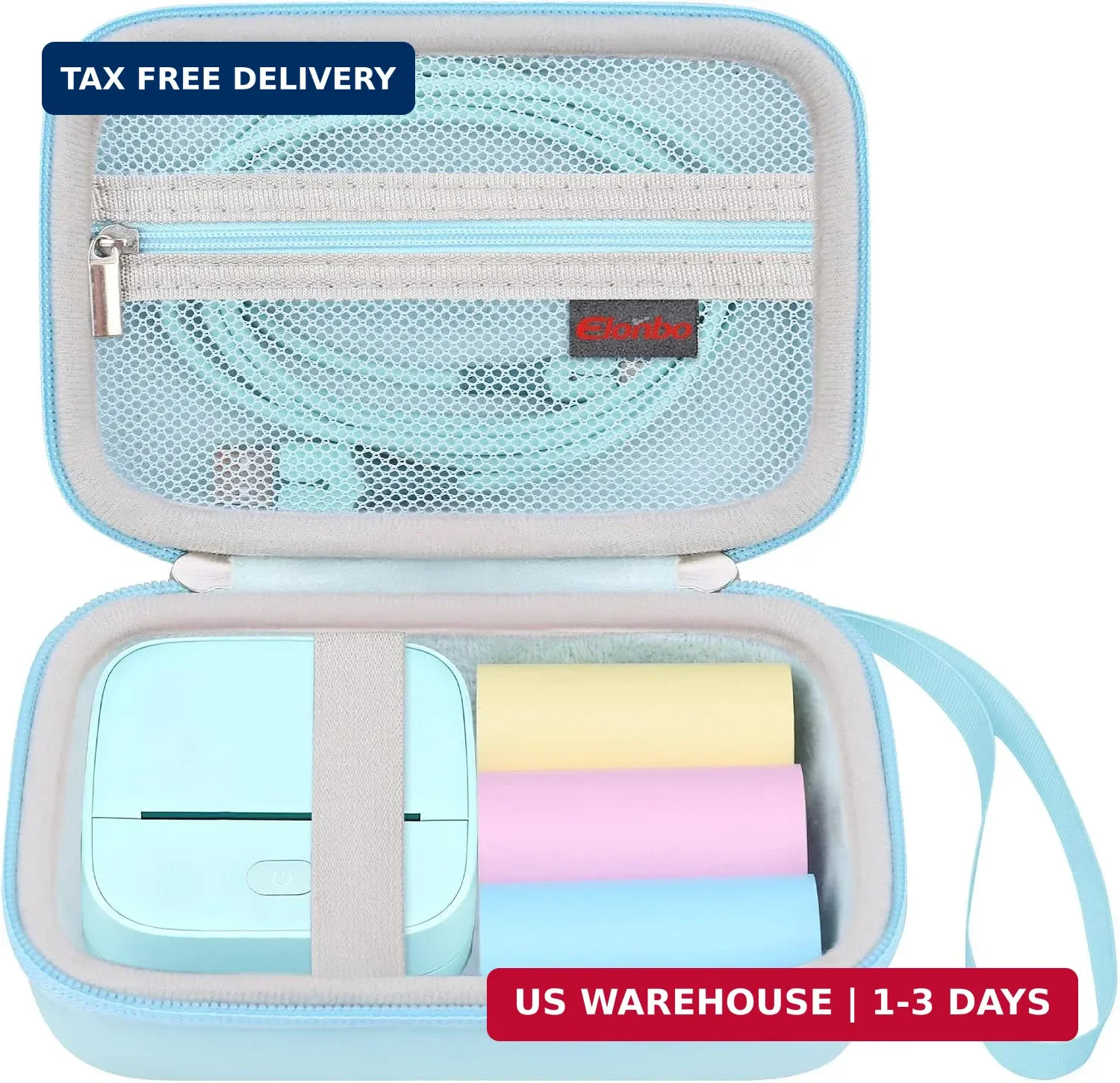 Carrying Case for Gloryang Sticker Printer, JD-23 Portable Mini Printer, Inkless