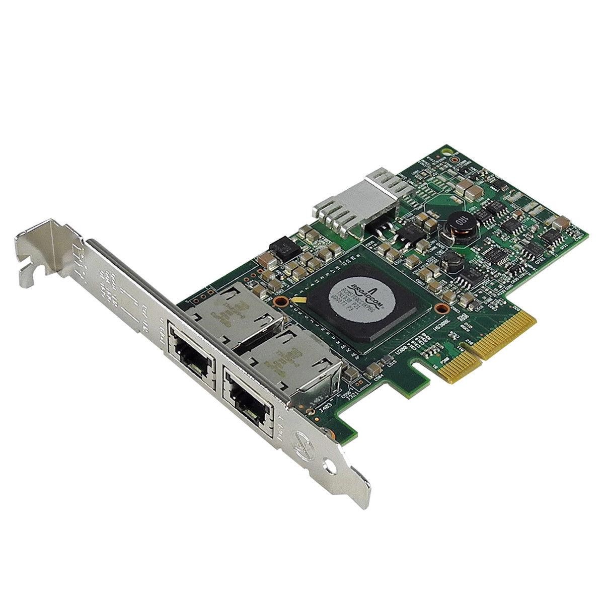 IBM 49Y7947 BroadCom NetXtreme II Dual Port PCIe x4 GbE Network Card 49Y4205