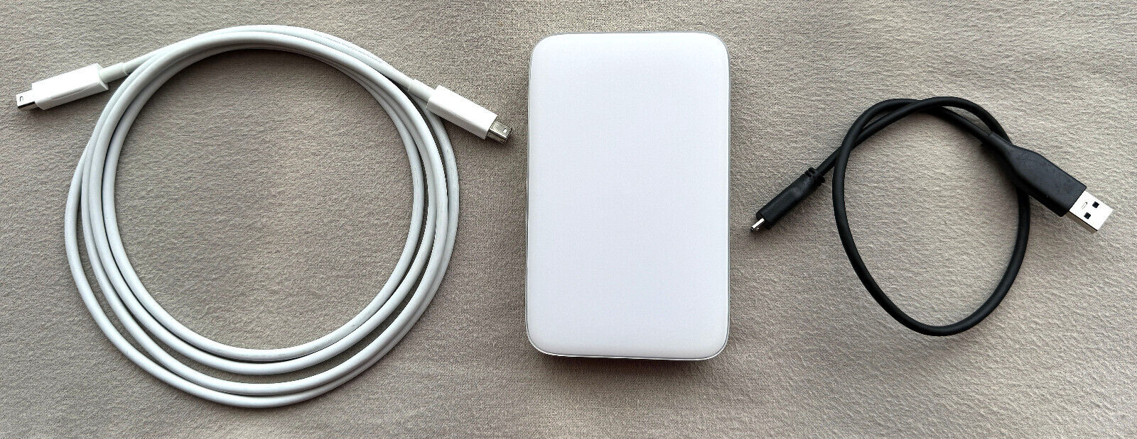 Buffalo MiniStation 1TB Thunderbolt Portable External Drive w/USB 3.0 + Cables