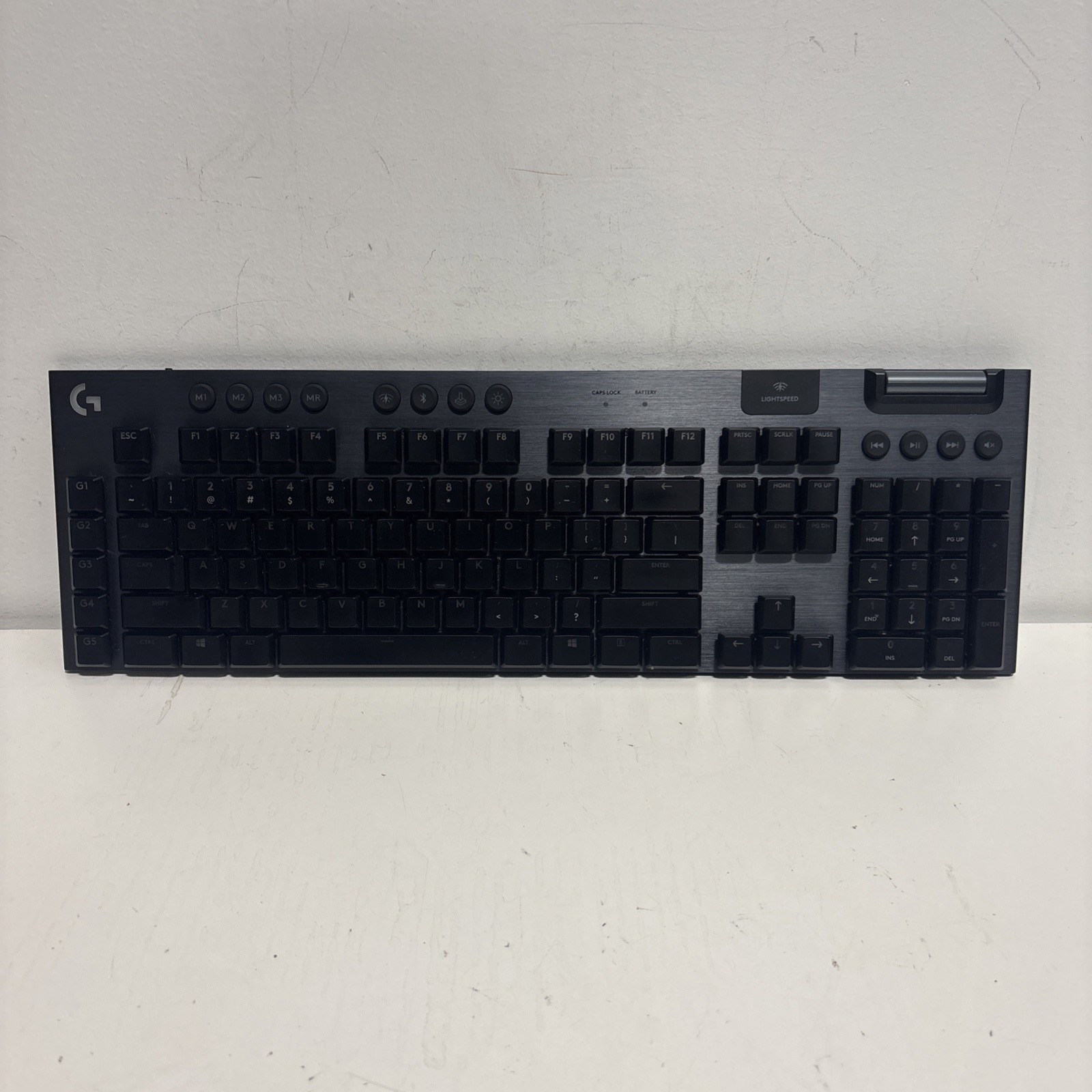 Logitech - G915 Lightspeed Wireless Mechanical GL Blue Clicky Switch No Dongle