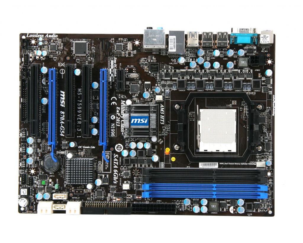 MSI 870A-G54 AMD 870 ATX Motherboard MS-7599 Socket AM3 (#513)