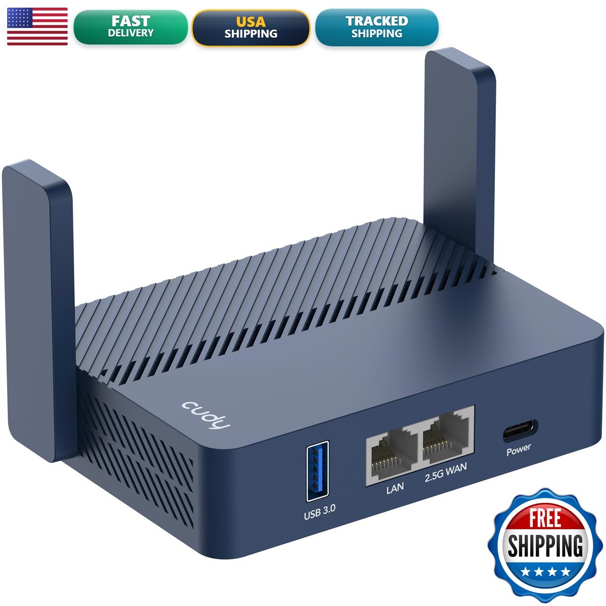 Cudy AX3000 TR3000 Pocket-Sized Wi-Fi 6 Travel Router 6-in-1 VPN