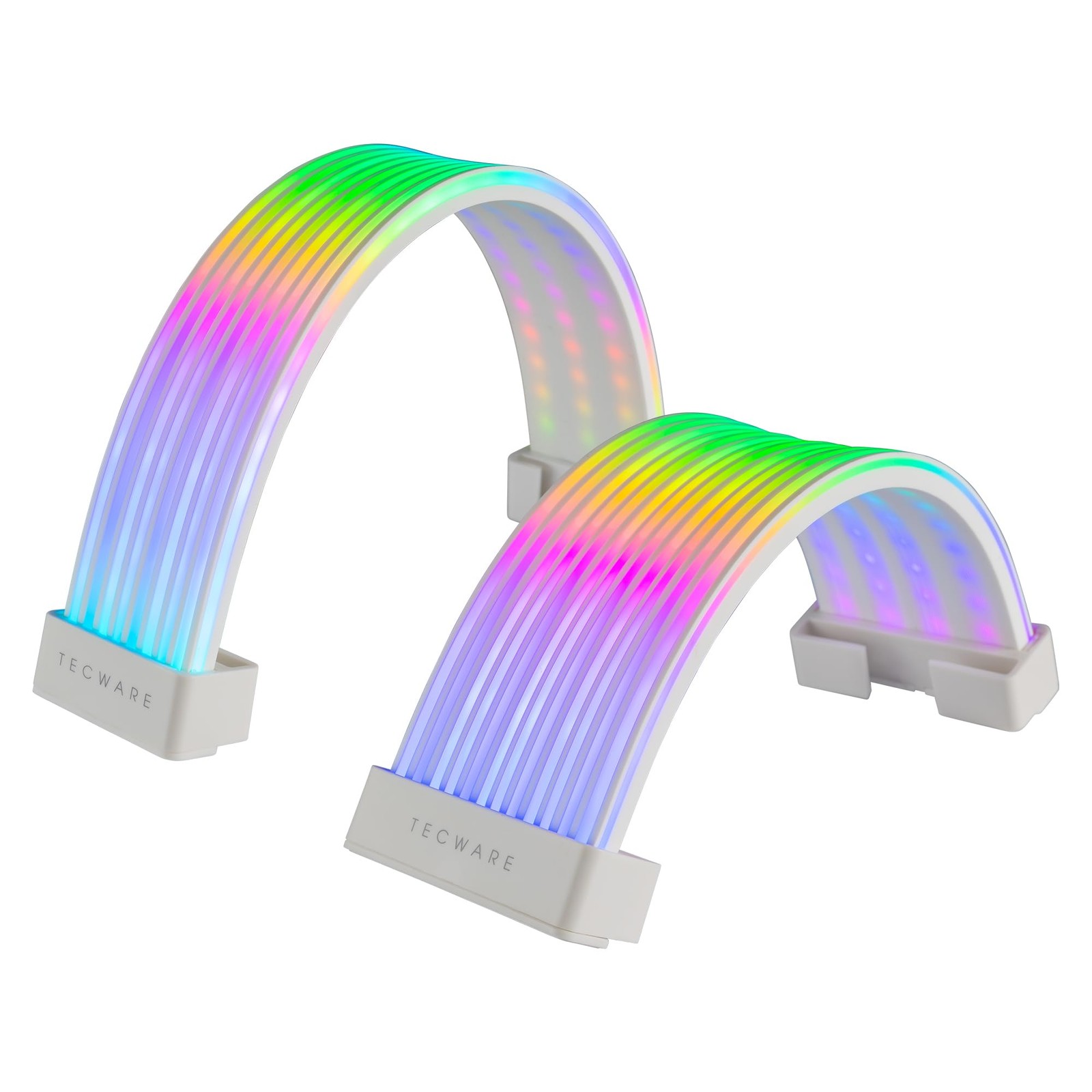 Flex Rgb Cable Cover Kit Light Up Led Strip Set For Psu Extensions 5v 3 Pin Argb