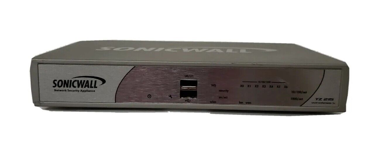 SONICWALL TZ 215W Wireless-N Adaptive Security Appliance