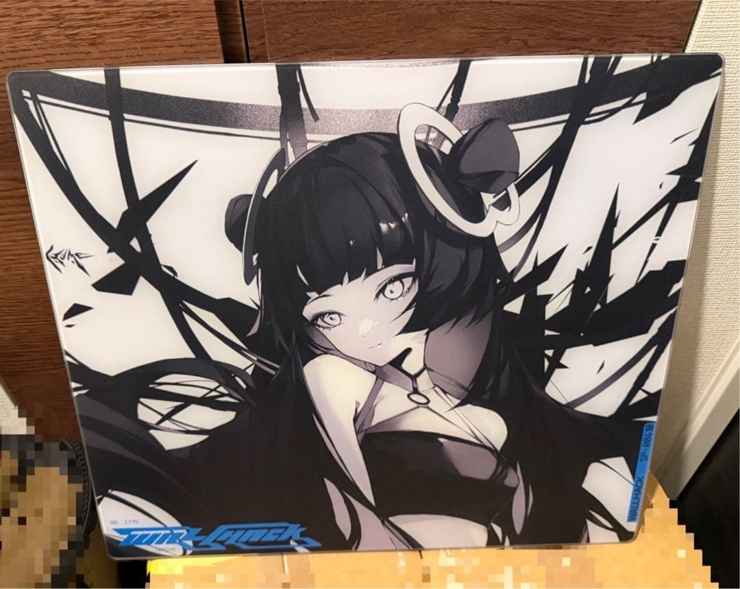 WALLHACK SP-004 Faith Yume Glass Gaming Mouse Pad