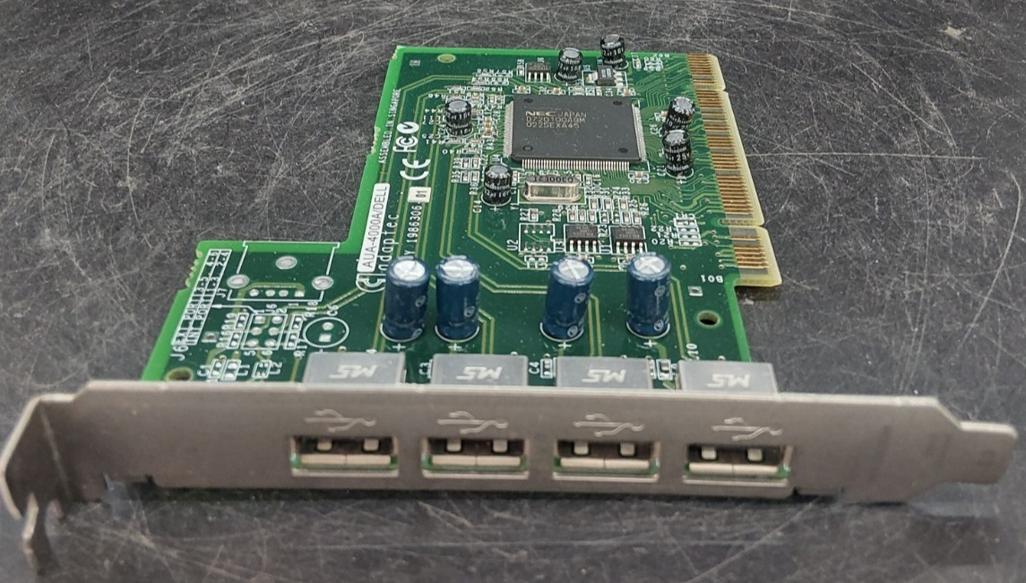 Adaptec NEC Chip AUA-4000A 4Port USB 2.0 PCI Card (Plug & Play)
