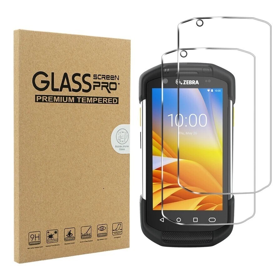 2PCS Tempered Glass Screen Protector for  Zebra Symbol TC77 TC70 TC75 US
