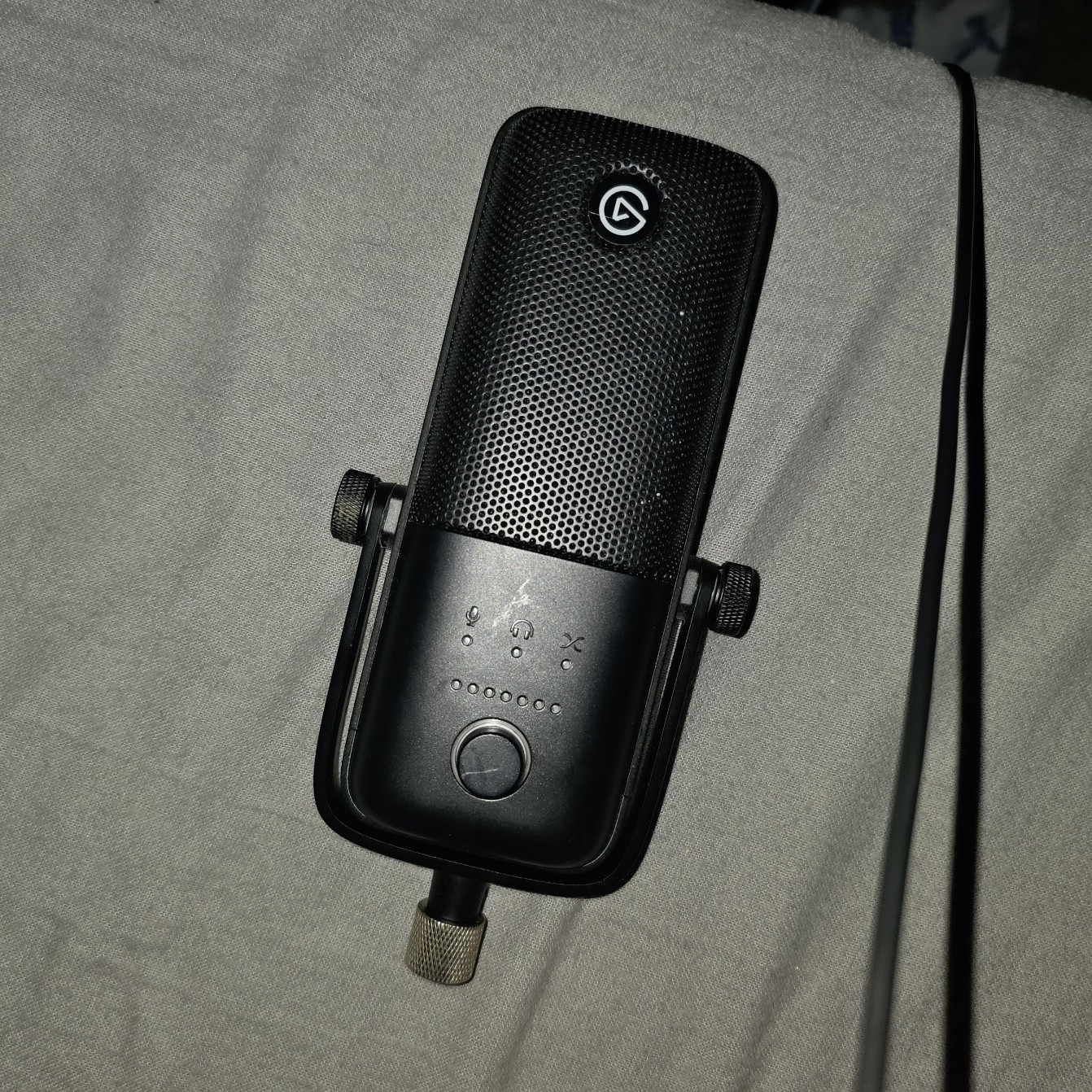 Elgato Wave:3 USB Condenser Microphone Mute, Gain, Headphone Monitor Black