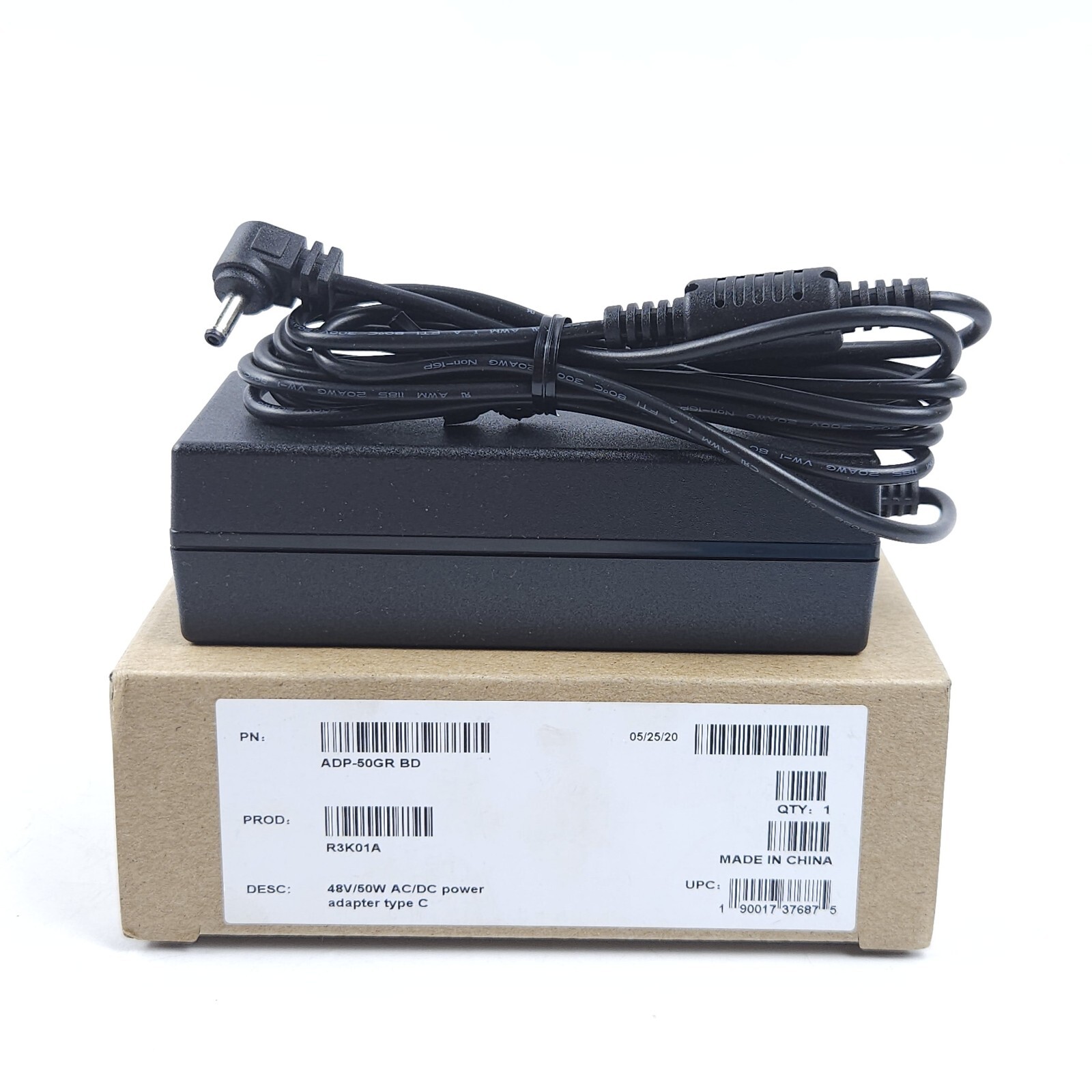 Aruba R3K01A / AP-AC2-48C Power Adapter 48V / 50Watt Type C