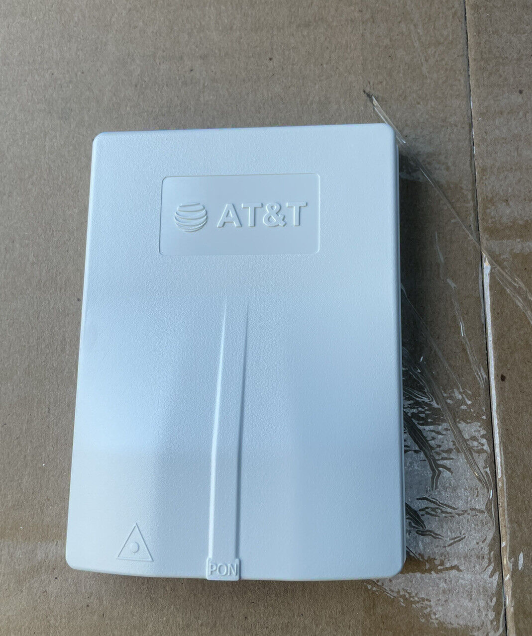 AT&T branded Fiber optic wall plate ATT with coupler 