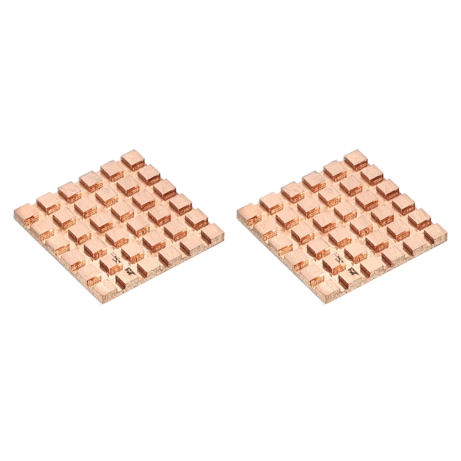 Heatsink Kit Pure Copper 25x25x2mm for IC MOS with Thermal Pads Pack of 2