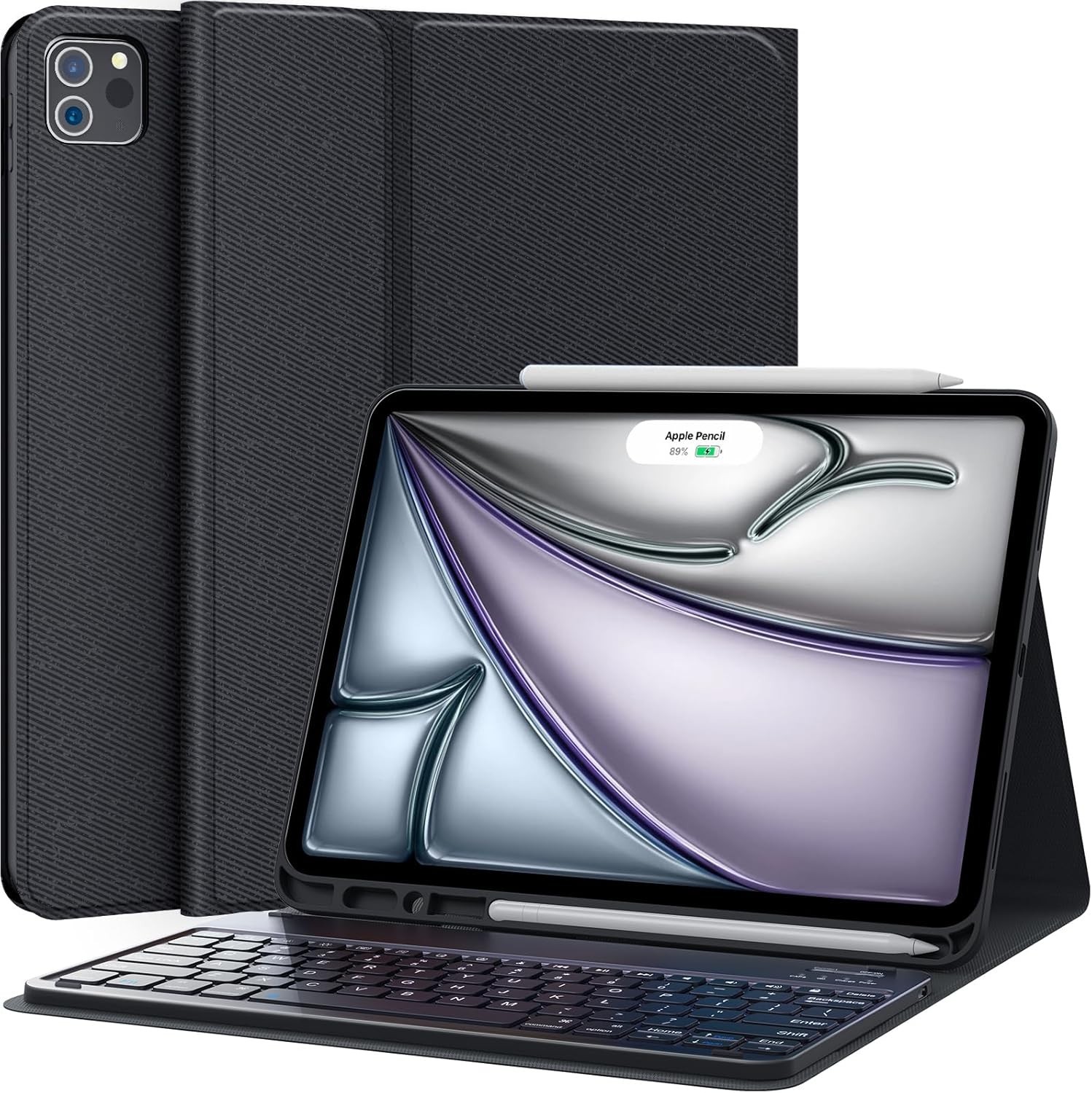 CHESONA Keyboard for iPad Air 13 (M3/M2, 2025/2024), iPad Pro 12.9 inch Case